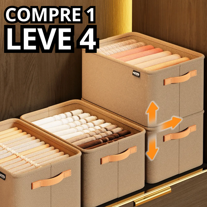 [PROMOÇAO] Organizador de Roupas Dobrável - COMPRE 1 LEVE 4