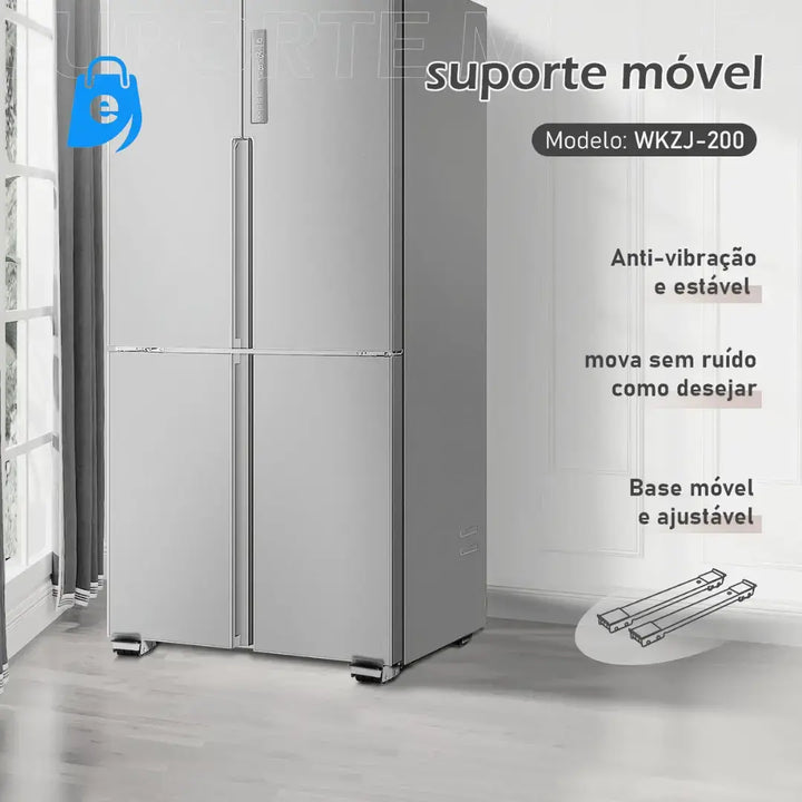 Suporte Ajustável de Moveis ProElect™ - Para Máquina De Lavar e Geladeira (ÚLTIMAS UNIDADES)